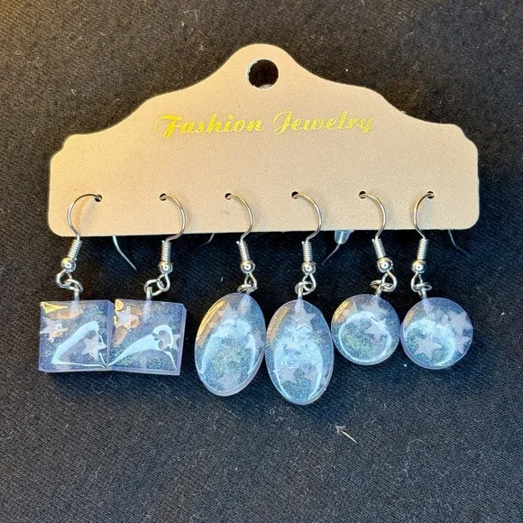Star night Earrings Set- GID - Picture 2 of 2